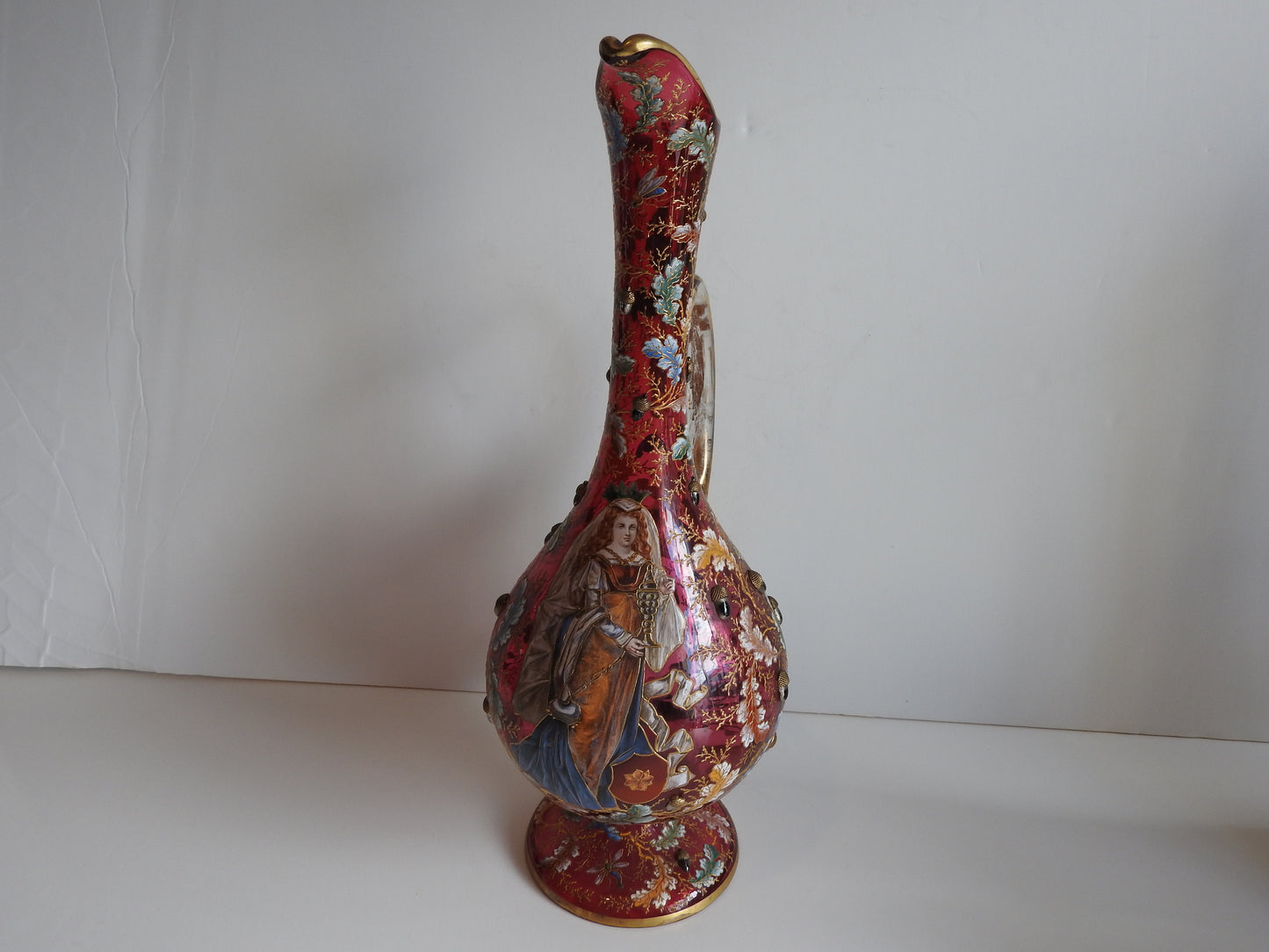 Museum quality Moser Jug