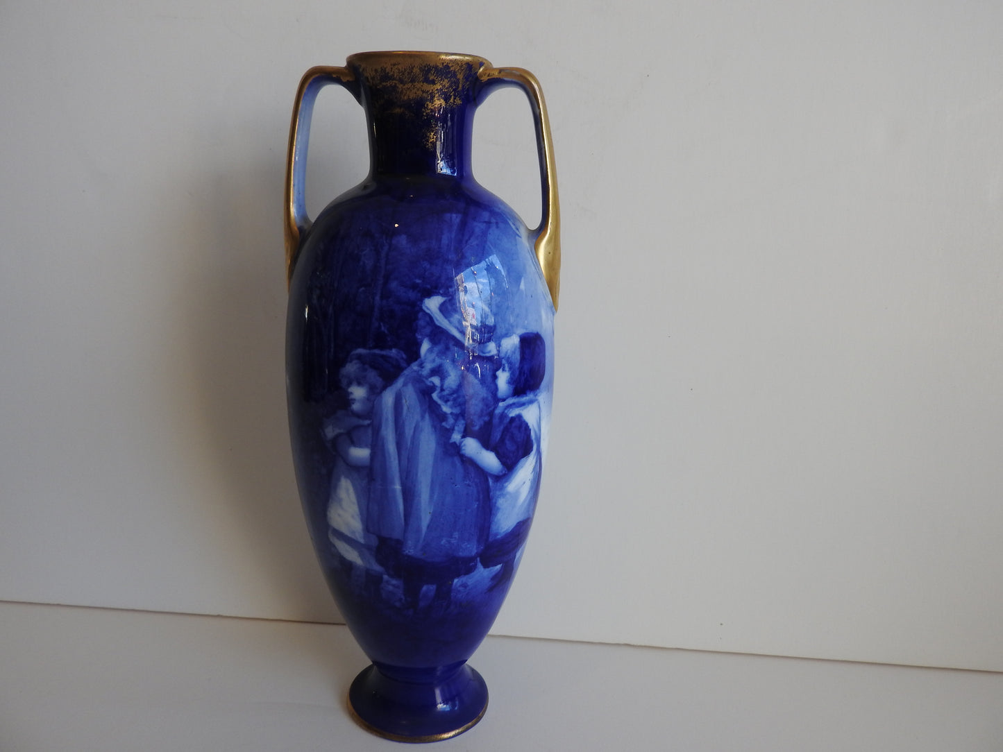 Royal Doulton Blue Children Vase c1920