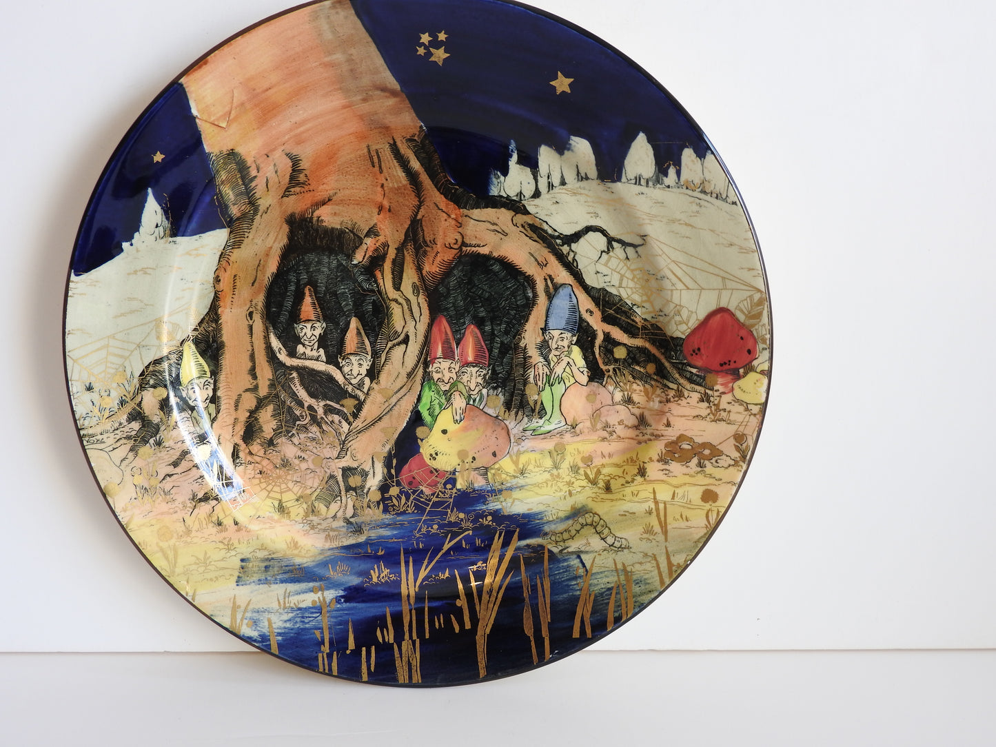 Royal Doulton Charles Noke 1930's gnomes plate