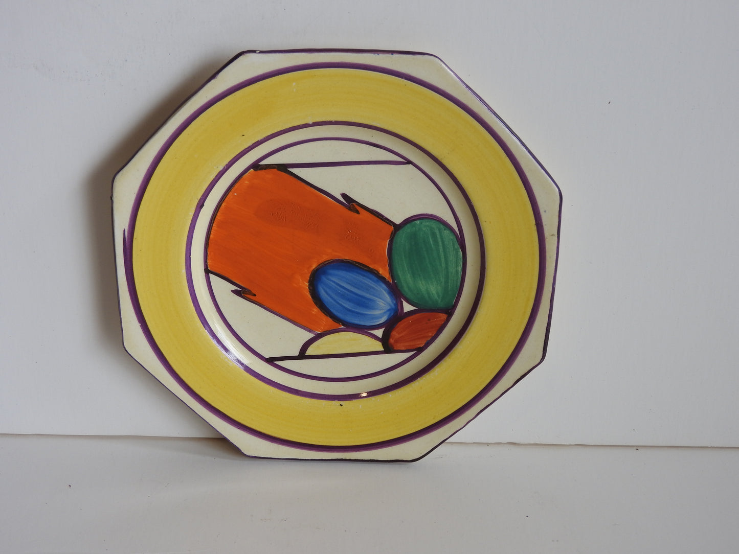 Clarice Cliff Bizarre small leda plate pebbles